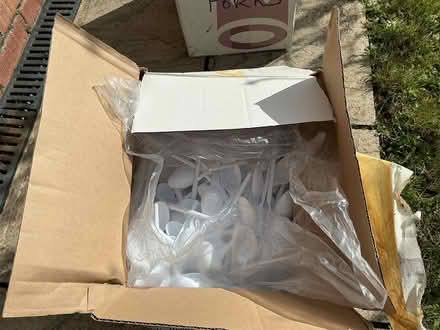 Photo of free Boxes of plastic forks and spoons (Stubbington PO14) #2