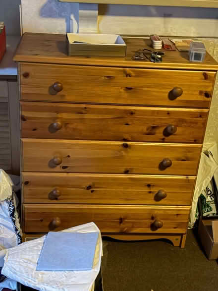 Photo of free Two pine chests of drawers (Finchampstead RG40) #1