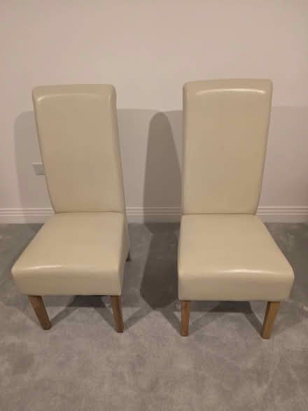 Photo of free Cream Faux Leather Chairs (CO7) #3