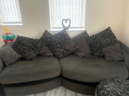 Photo of free Four Seater Sofa with Footstool (Thornton Liverpool) #2