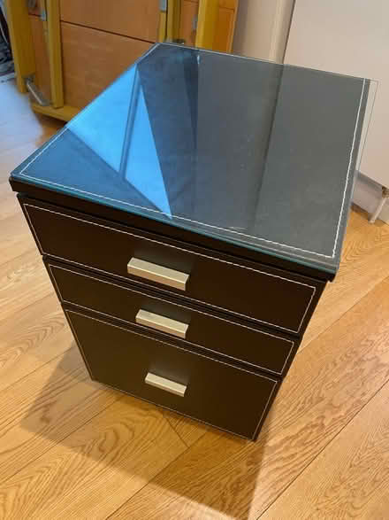 Photo of free Small filing cabinet/ bedside table (Kensington W8) #1