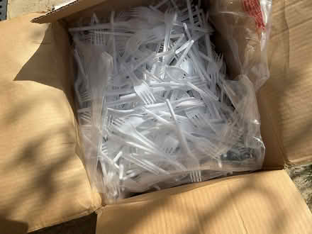 Photo of free Boxes of plastic forks and spoons (Stubbington PO14) #4