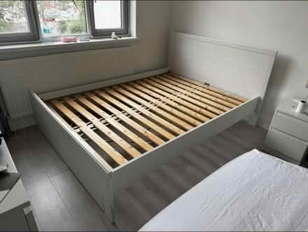 Photo of free White ikea double bed frame (Harrow HA3) #2