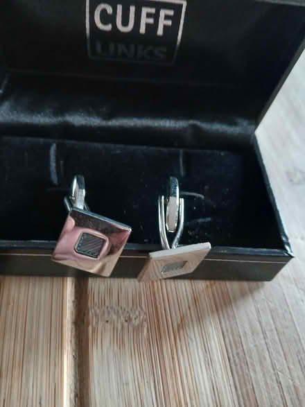 Photo of free Silver cuff links (Handsworth S13) #1