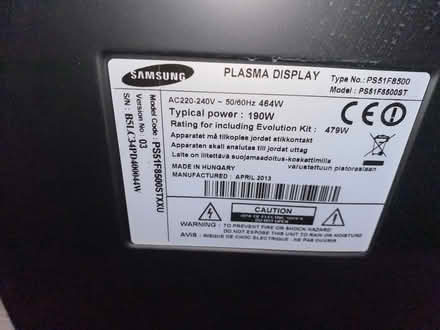 Photo of free Plasma screen Tv (Twerton, BA2) #3