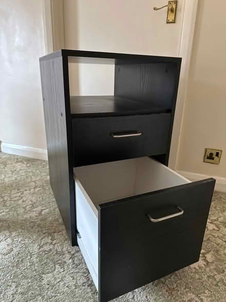 Photo of free Black ash effect filing unit (Bromham) #2