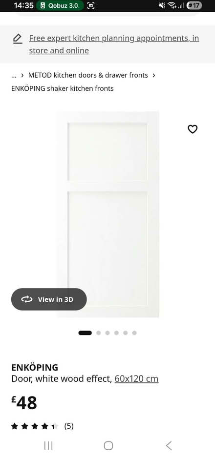 Photo of free Ikea door (Lochend EH7) #1