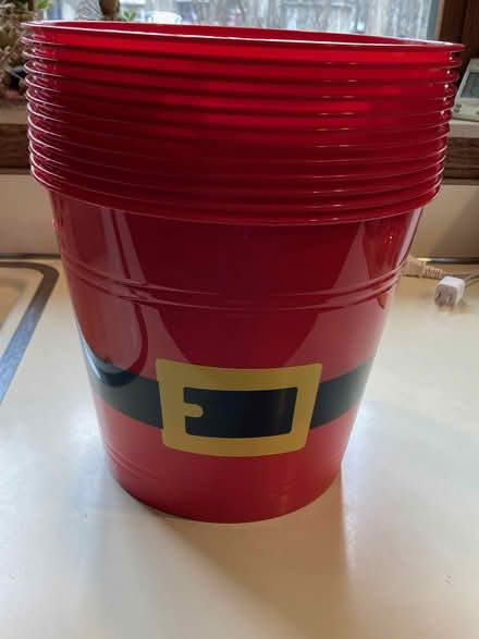 Photo of free Plastic Santa Buckets with Handles (Ten Mile and Middlebelt) #3