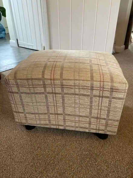 Photo of free Footstool. 32cm H, 47cm W, 40cm D. (Faulkbourne CM8) #1