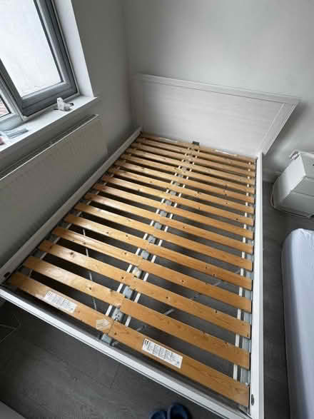 Photo of free White ikea double bed frame (Harrow HA3) #3