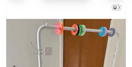 Photo of free Clothes-hanging rail with wheels (Chiswick W4) #2