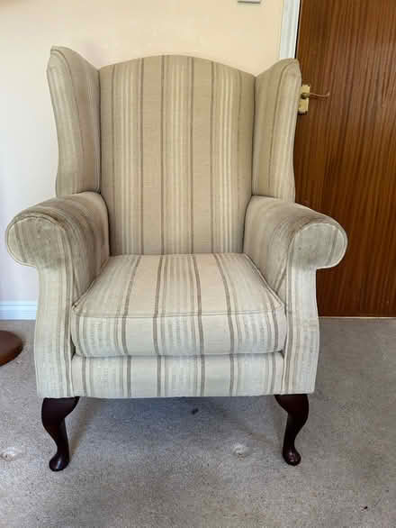 Photo of free Wing backed chair (Parish of Fulbourn CB1) #1