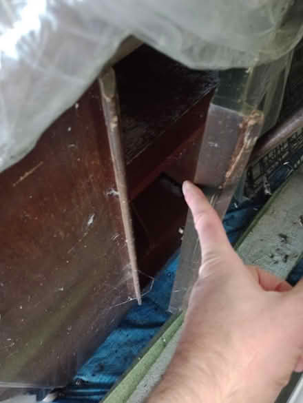 Photo of free NEEDS CLEANING Wood side-cupboard (Harton, NE34) #3