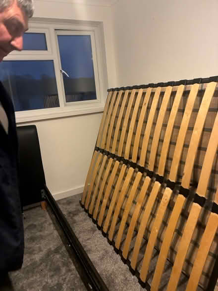 Photo of free Leather double bed (RG128SF) #2