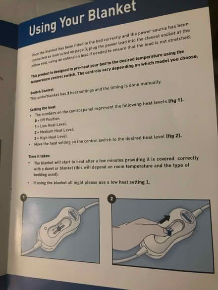 Photo of free Heated underblanket (single bed) (Waddon) #3