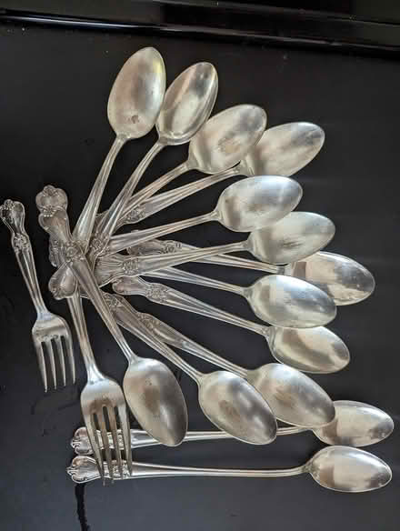 Photo of free Silverplate random old cutlery (Shoreline near Ballinger Way) #3