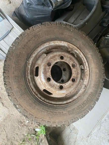 Photo of free Set of 4 identical steel van wheels (SW2 - Brixton) #1