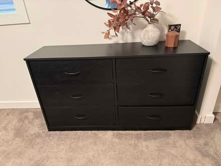 Photo of free Black wood dresser (Capitol Hill) #1