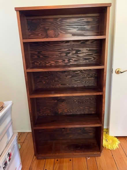 Photo of free 5’ tall solid wood bookshelf (La Cañada) #1