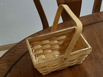 Photo of free Small Wicker Basket (Wolfe & Reed) #1