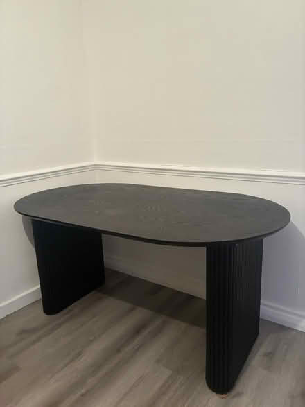 Photo of free Lovely solid black dining table (RG128SF) #1