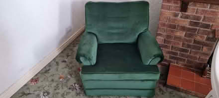 Photo of free 3 seater sofa with 2 armchairs (Sharlston Open Cast Coal Mine WF4) #3