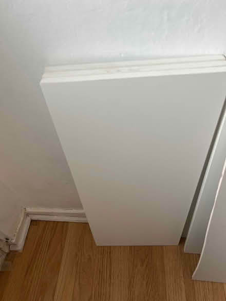 Photo of free 6 white shelves (Eh23 4UR) #1