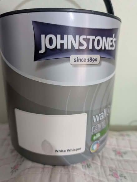 Photo of free 2.5 Litres. White Whisper silk Finish Emulsion. (Stiffkey NR23) #1