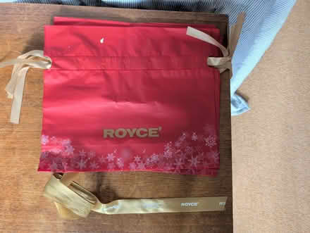 Photo of free Hessian bag, with further Royce brand packaging (Prince William Court CB4) #3