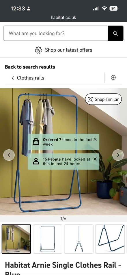 Photo of free Clothes hanger (East Dulwich SE22) #2