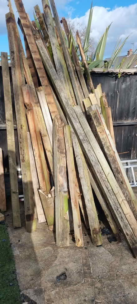 Photo of free Fite wood? Used fence posts and arris rails (Holbrooks CV6) #1
