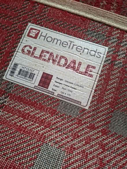 Photo of free Red tartan rug 120x170 (Kidderminster DY11) #1