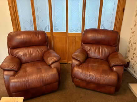 Photo of free Leather 3 piece suite (Litherland) #1