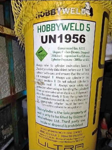 Photo of Welding bottle (Queensferry CH5) #1