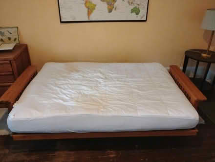 Photo of free Futon: Frame, Mattress, Cover (Wallingford (Good Shepherd)) #2