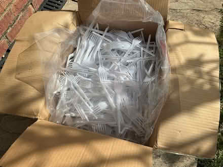 Photo of free Boxes of plastic forks and spoons (Stubbington PO14) #1
