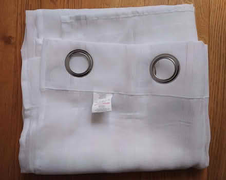 Photo of free 6x Sheer Curtains with metal eyelets (Stockbridge EH4) #1