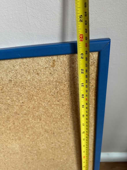 Photo of free Blue frame cork pinboard (Old Woking GU22) #3
