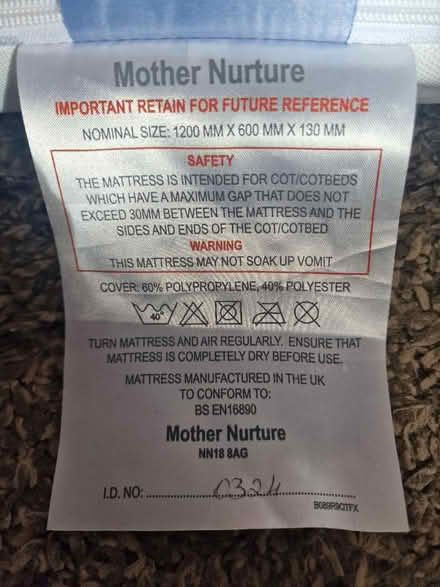 Photo of free Small mattress (West Bromwich - B70) #2