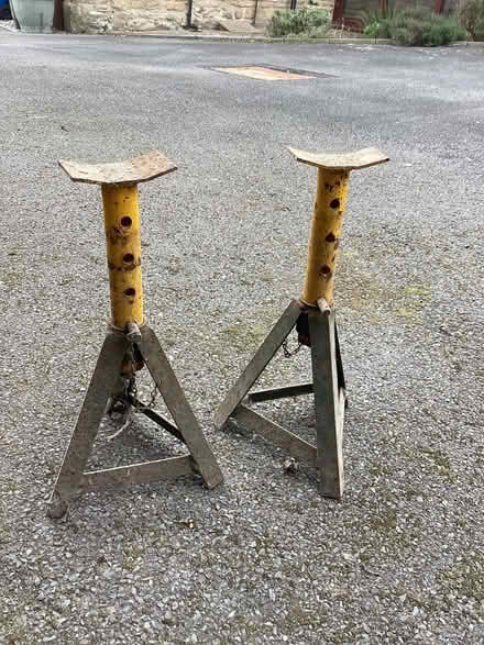 Photo of free Axle stands (Old Whittington S41) #1