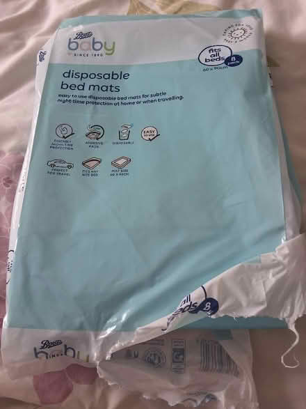 Photo of free Kids disposable bed mats x 4 (Loscoe Grange DE75) #1