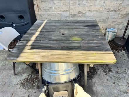 Photo of free Outdoor table - heavy duty (Woodridge (20018)) #1