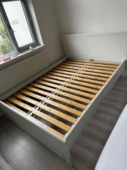 Photo of free White ikea double bed frame (Harrow HA3) #1
