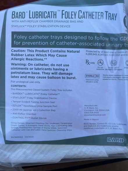 Photo of free MEDsilicone ElastomerFoley Catheter (Prospect and DeAnza) #2