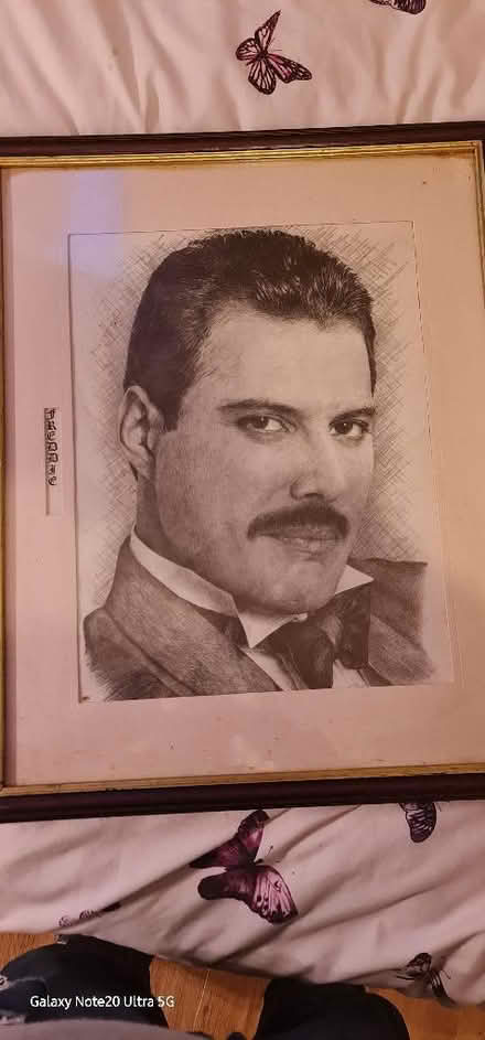 Photo of free Freddie Mercury drawing (Oaks Cross SG2) #1