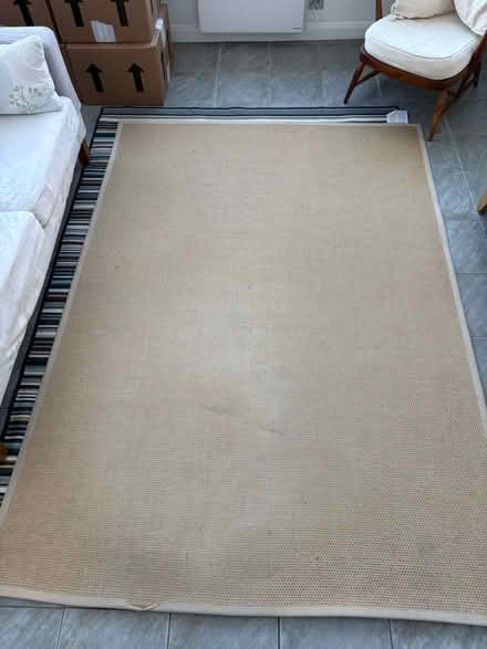 Photo of free IKEA raffia rug - Egeby (Marryat Road SW19) #1