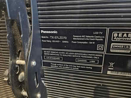 Photo of free Panasonic tv (Cb22) #3