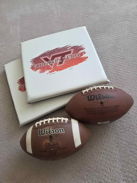 Photo of free 2 Wilson Footballs (McLean, Chesterbrook Woods) #1