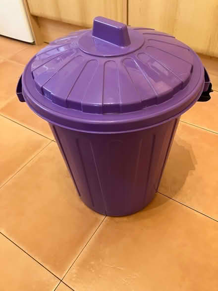 Photo of free Purple kitchen bin (Emsworth) #1