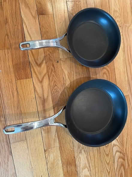 Photo of free 2 Anolon nonstick pans (North Boulder) #1